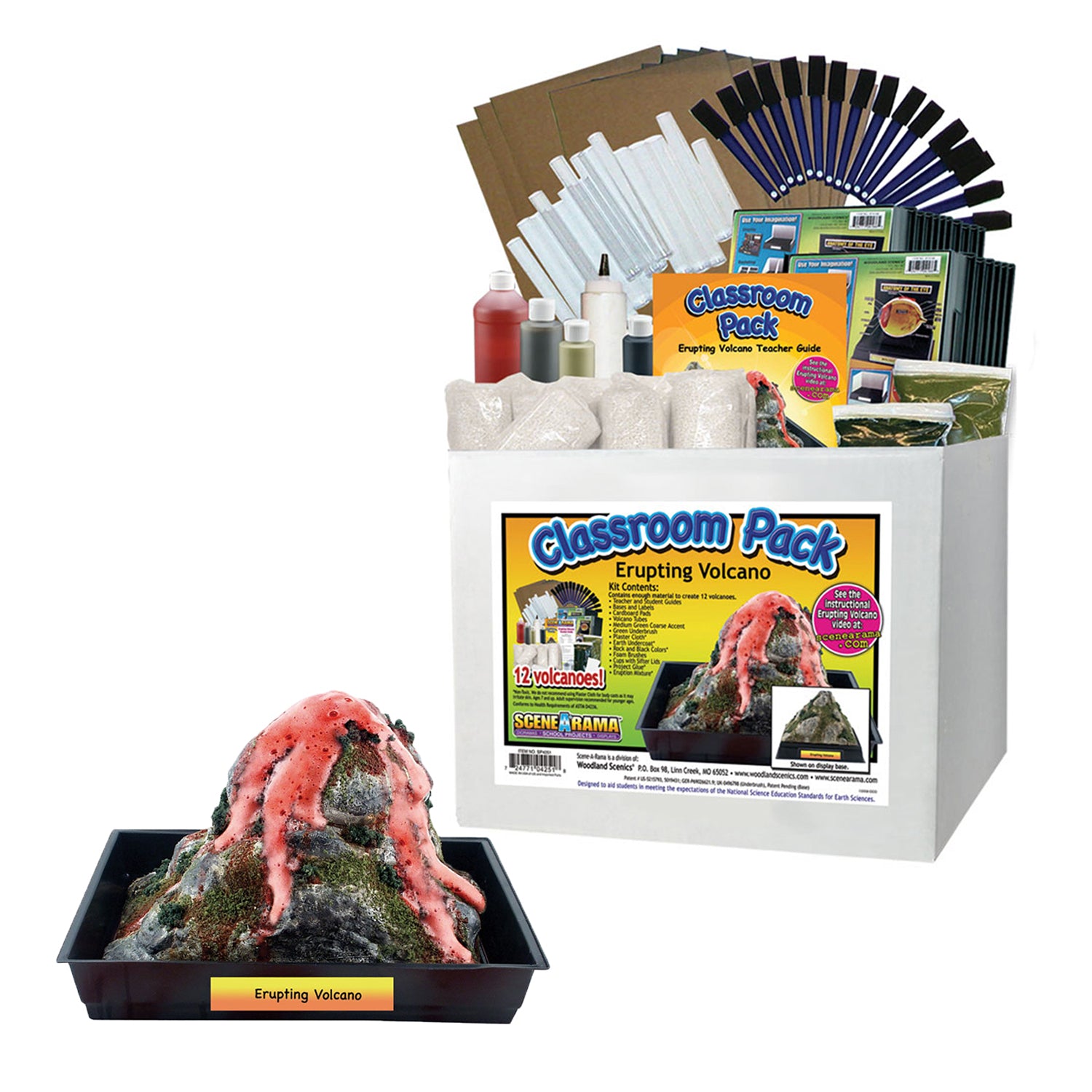 Scene-A-Rama® Erupting Volcano Classroom Pack™