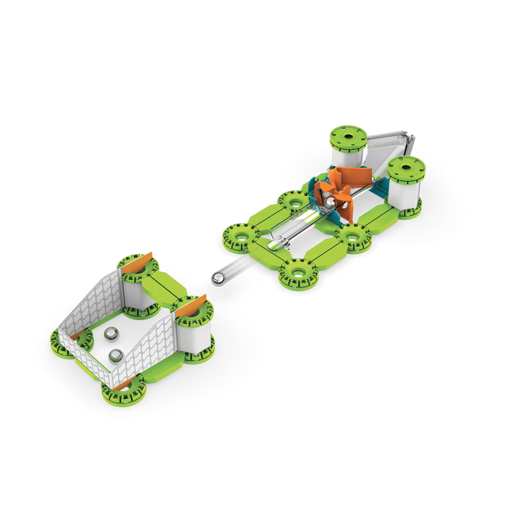 Geomag™ Mechanics Challenge, Goal, Magnetic Building Set, 96 Pieces