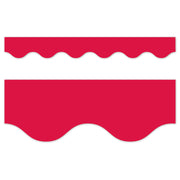 Core Decor Red Wavy EZ Border, Bulletin Board Border, 48 Feet
