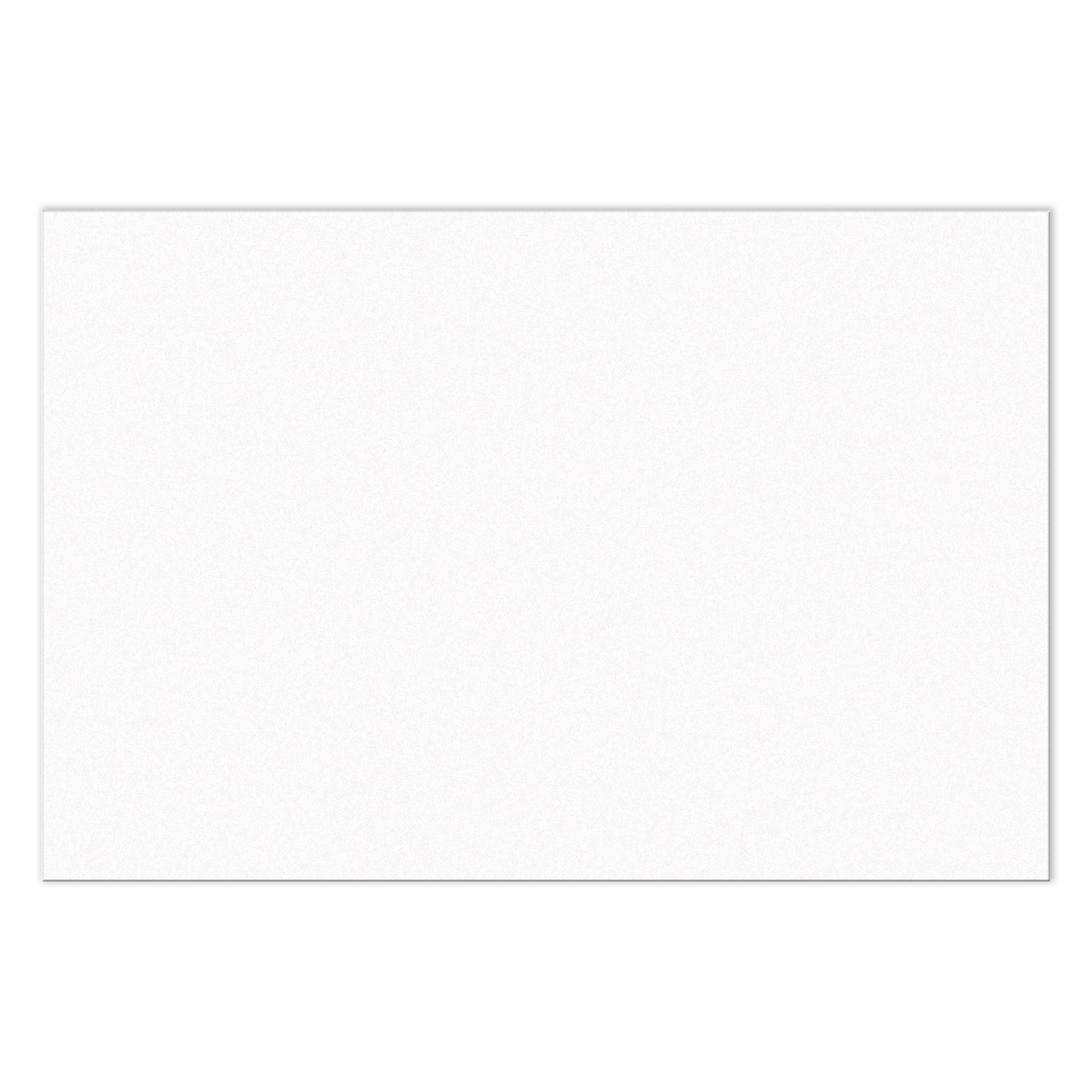 Construction Paper, Medium Weight, Bright White, 12" x 18", 100 Sheets