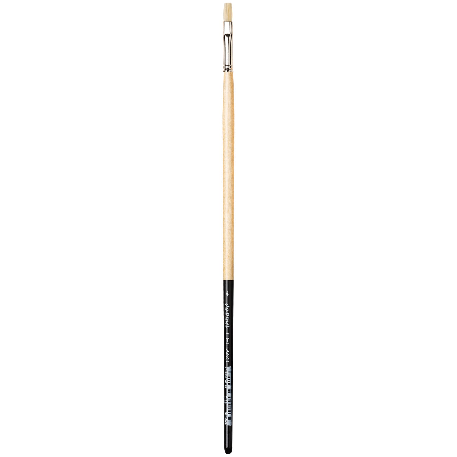 CHUNEO Synthetic Hog Bristle, Oil, Flat, Series 7129, Size 4