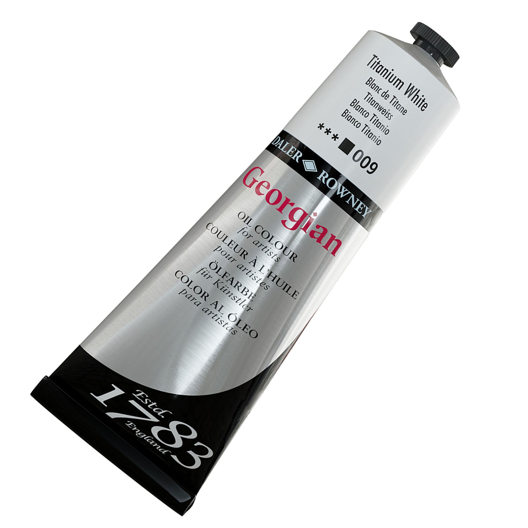 Georgian Oil Paint, Titanium White, 225ml, 1 Count