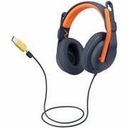Logitech Zone Learn Wired Headset with Microphone for Learners, Comfortable and Adjustable Fit for Kids, USB C
