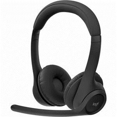 Logitech Zone 300 Wireless Bluetooth Headset With Noise-Canceling Microphone, Black
