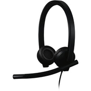 Logitech H570e USB Wired Stereo Headset, USB-A, Noise-Canceling Mics, Inline Controls, Certified for Microsoft Teams, Black