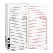 Time Clock Cards For Acroprint Es1000, Two Sides, 3.5 X 7, 100/pack