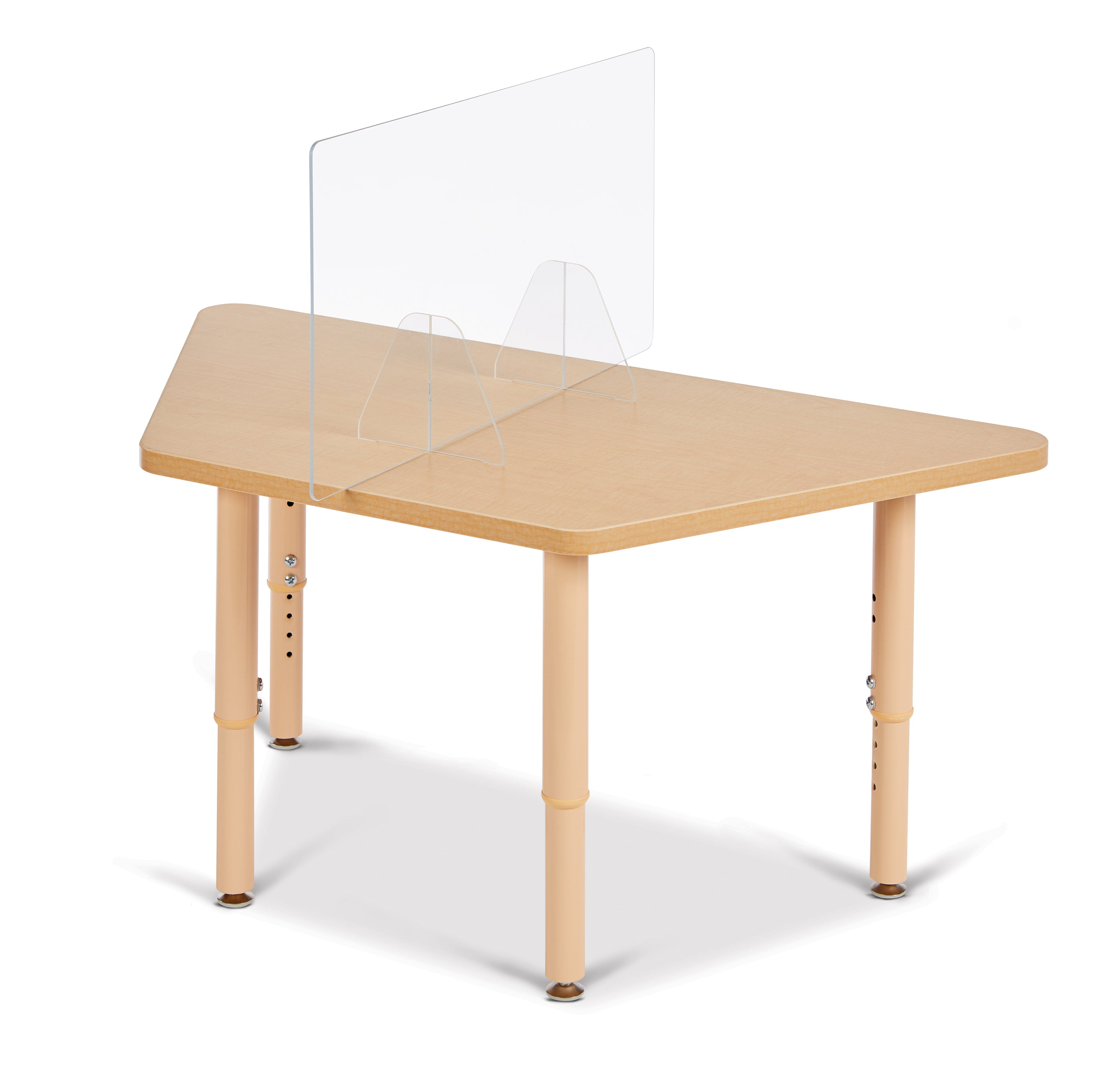 Jonti-Craft® See-Thru Table Divider Shields - 2 Station - 30" x 8" x 16"