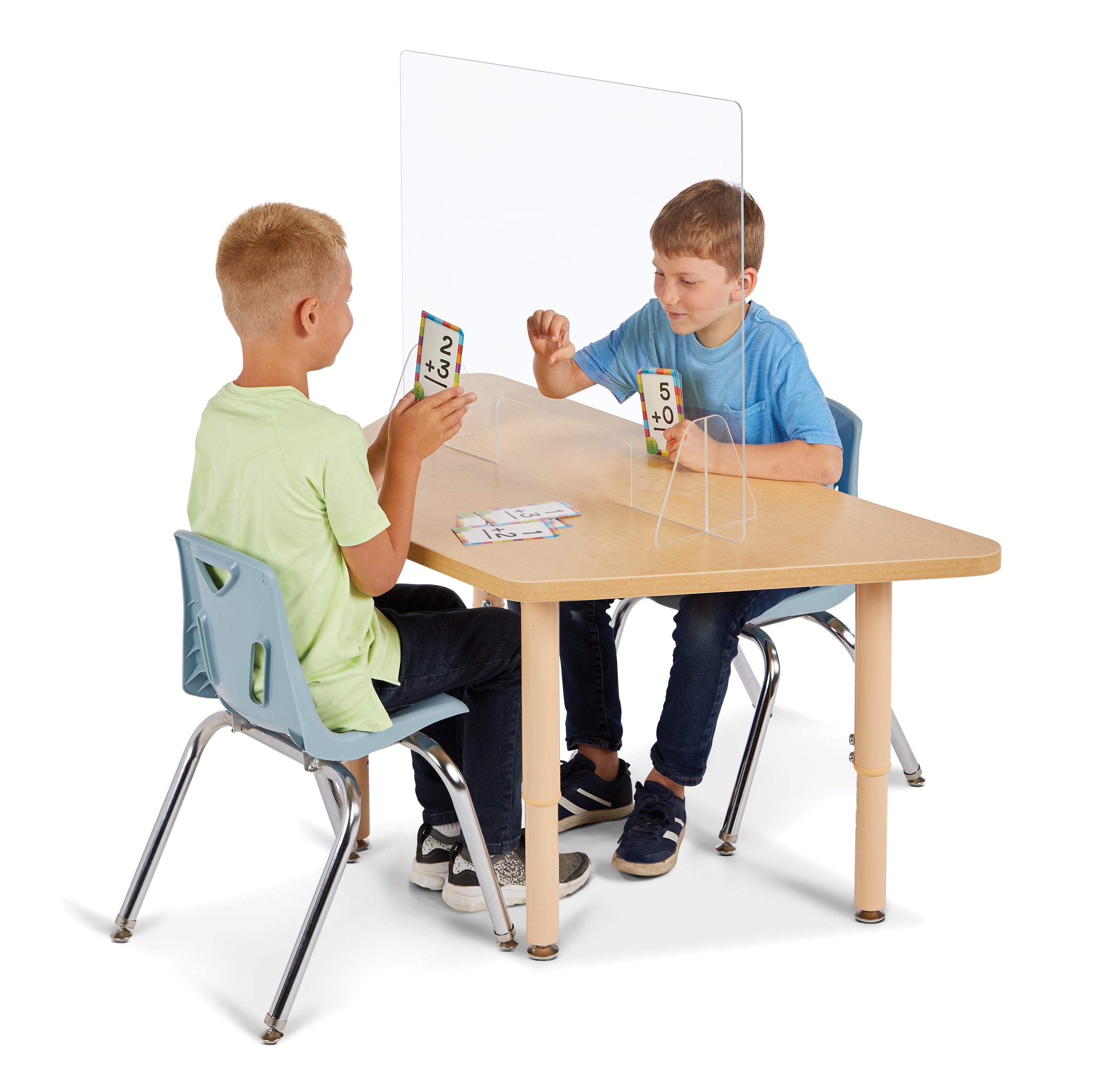 Jonti-Craft® Purpose+ Trapezoid Table - 21" x 45"