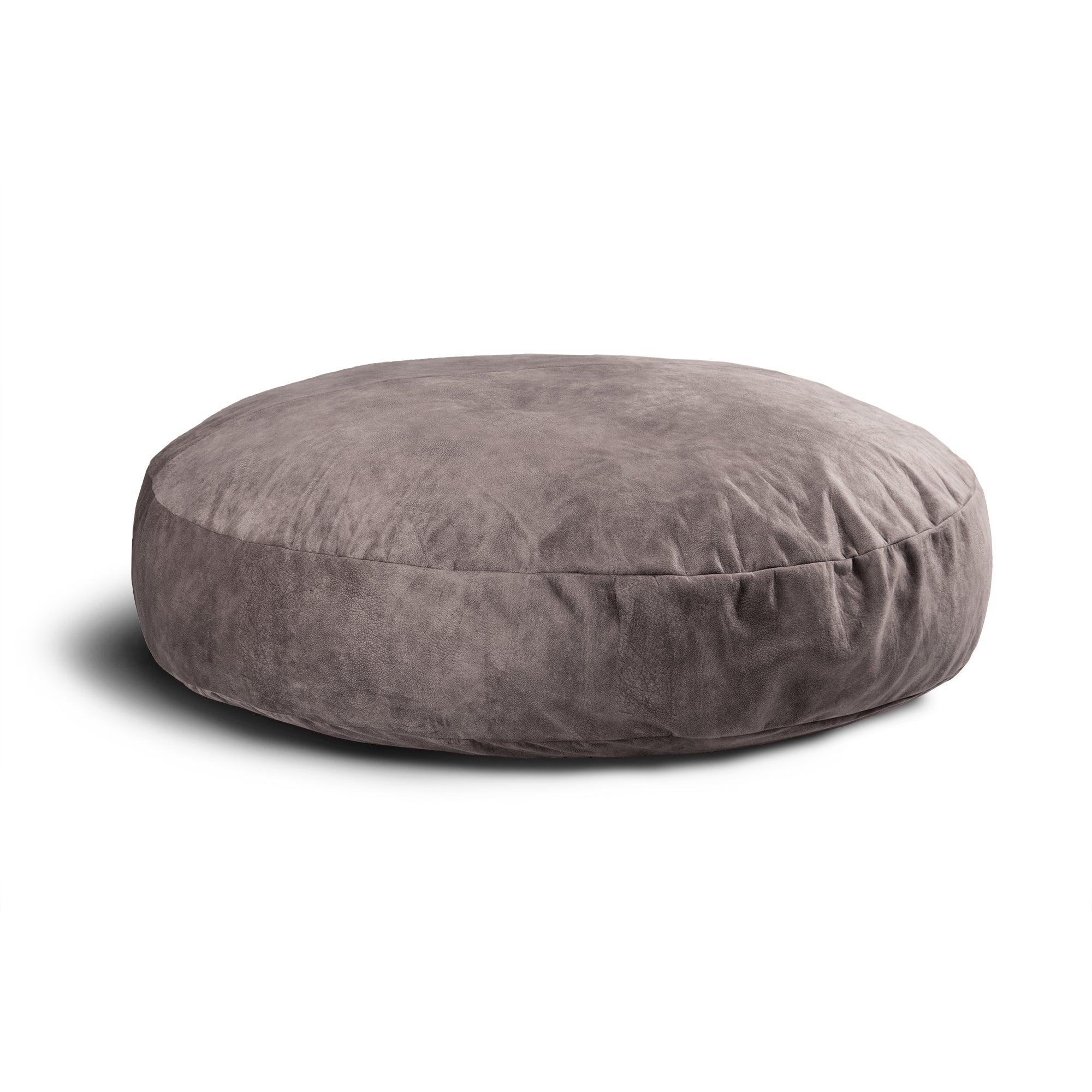 Jaxx 6 Foot Cocoon - 2-in-1 Convertible Bean Bag Bed & Large Bean Bag Chair for Adults - Padded Microvelvet, Pewter