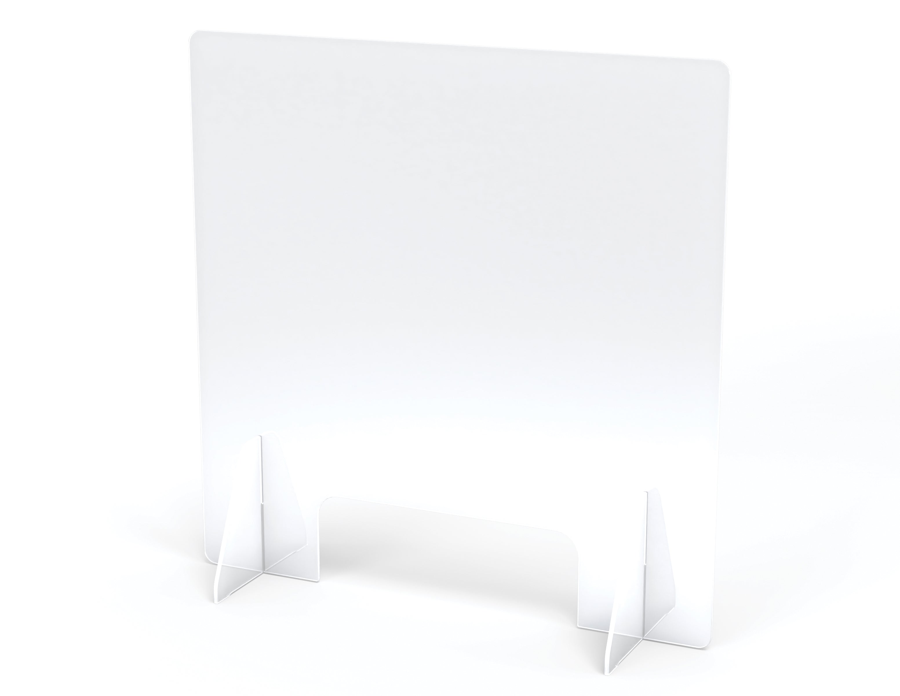 Jonti-Craft® See-Thru Table Divider Shields - 2 Station with Opening - 24" x 8" x 23.5"