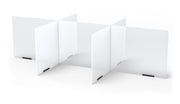 Jonti-Craft® See-Thru Table Divider Shields - 6 Station - 58.5" x 29.5" x 16"