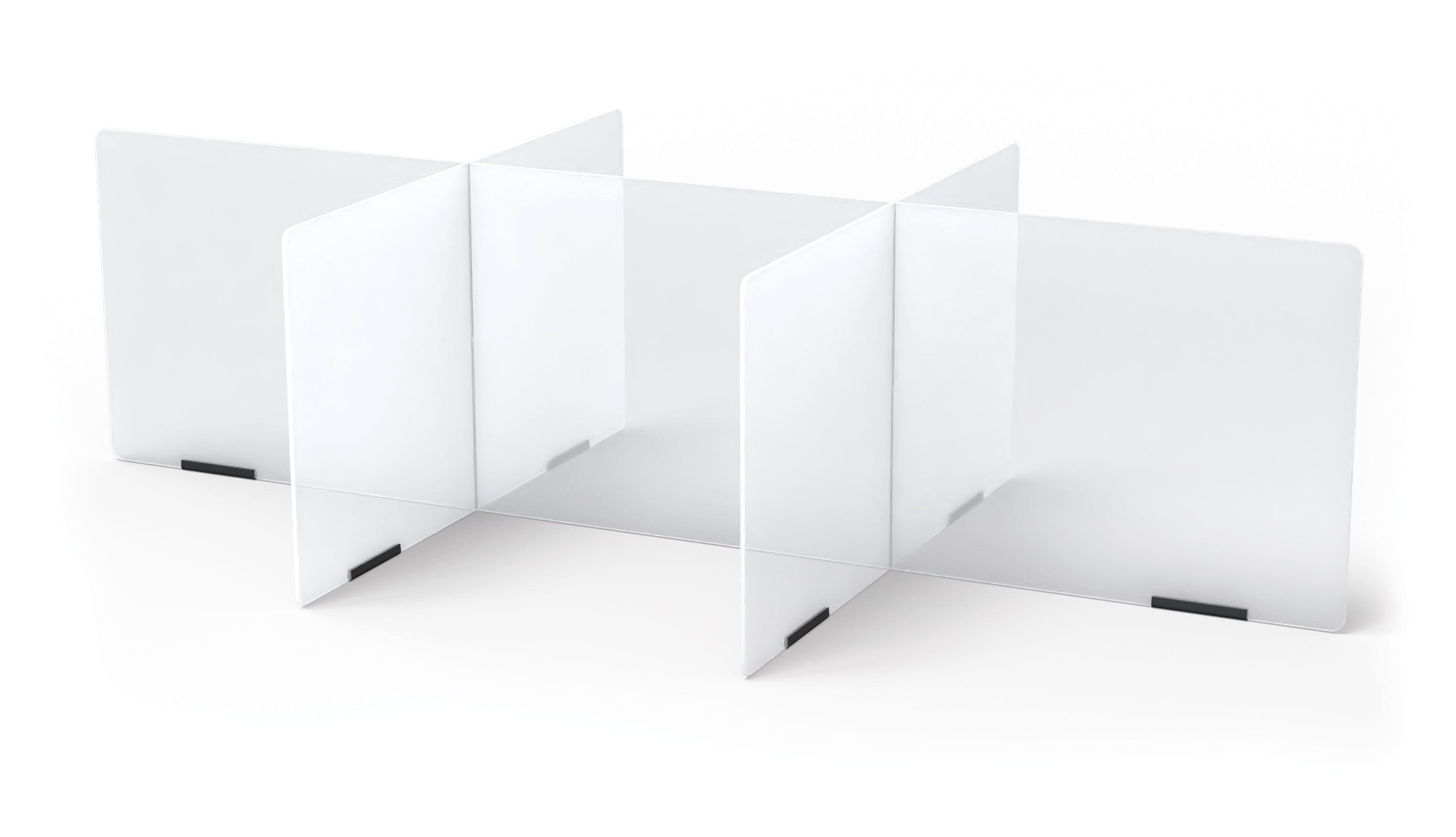 Jonti-Craft® See-Thru Table Divider Shields - 6 Station - 58.5" x 29.5" x 16"