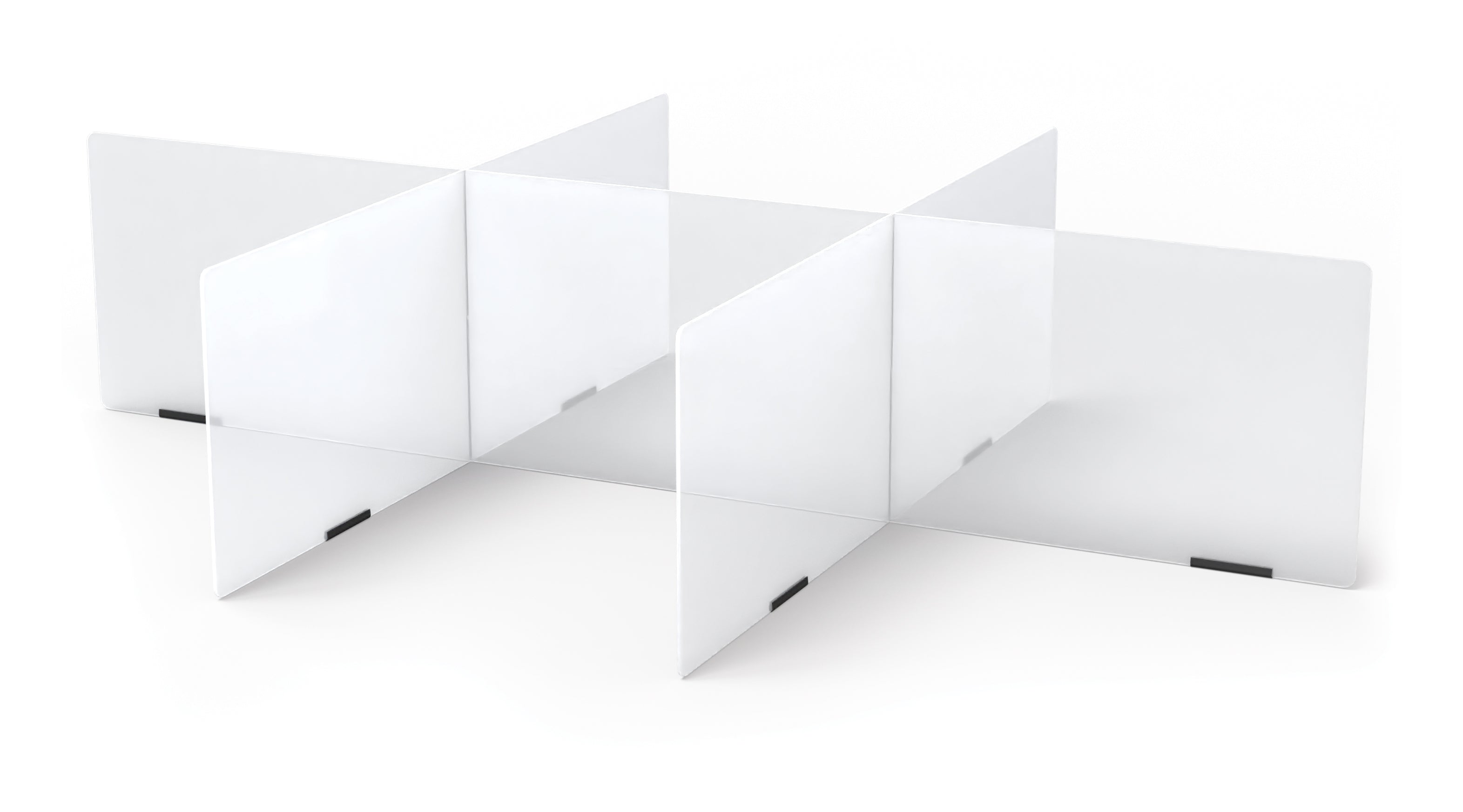 Jonti-Craft® See-Thru Table Divider Shields - 6 Station - 70.5" x 47.5" x 16"