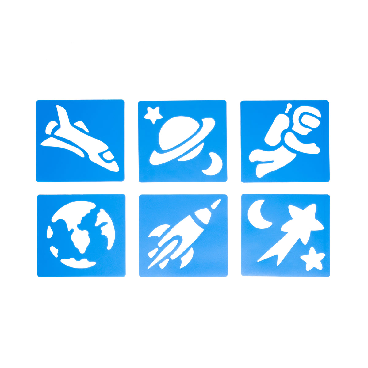 (3 ST) SPACE STENCILS