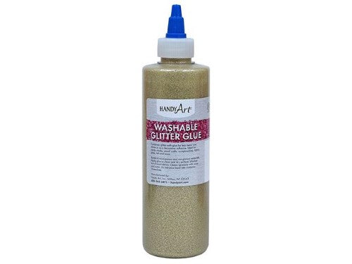 Handy Art Washable Glitter Glue Gold