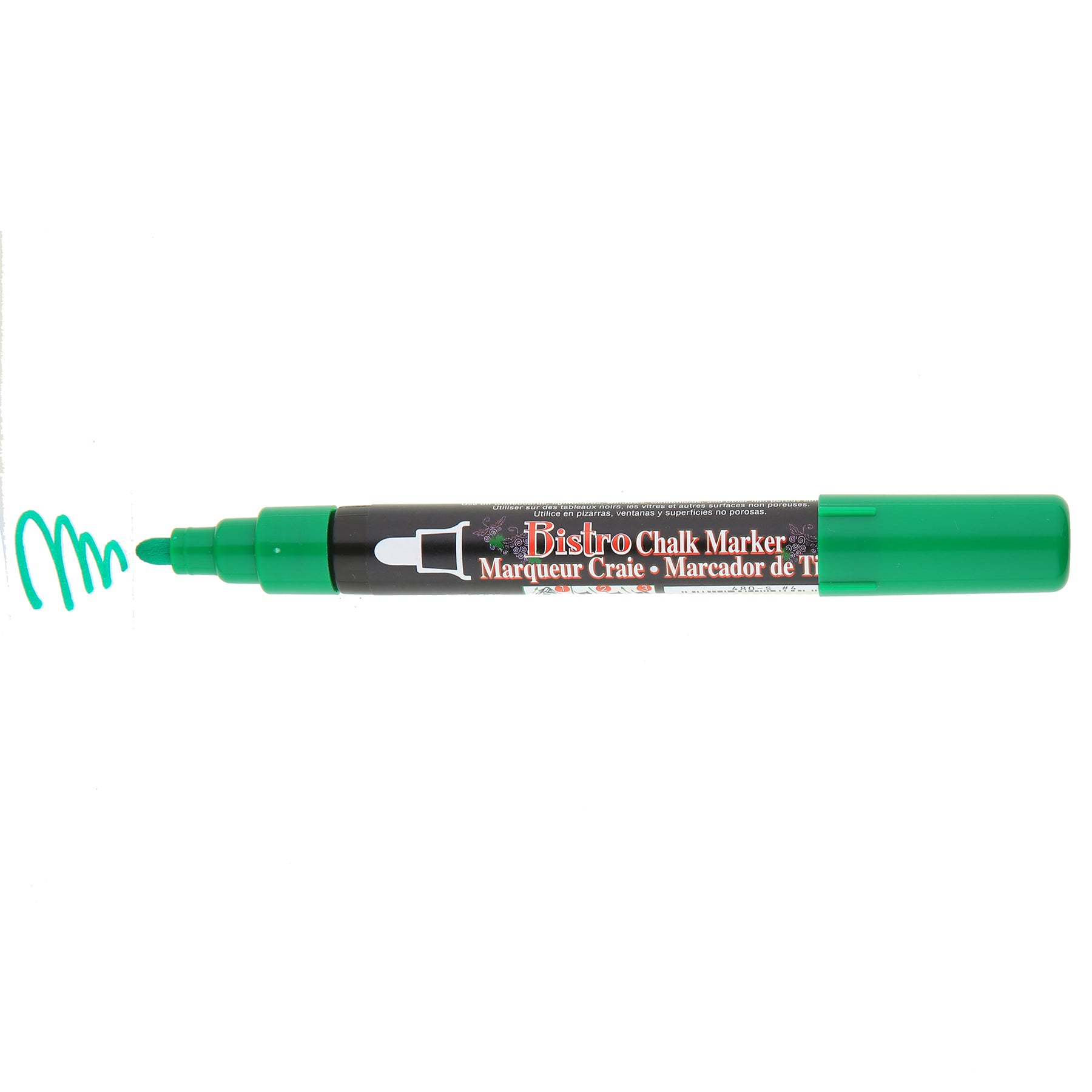 Bistro Chalk Marker Broad Tip, 480R-S, Green
