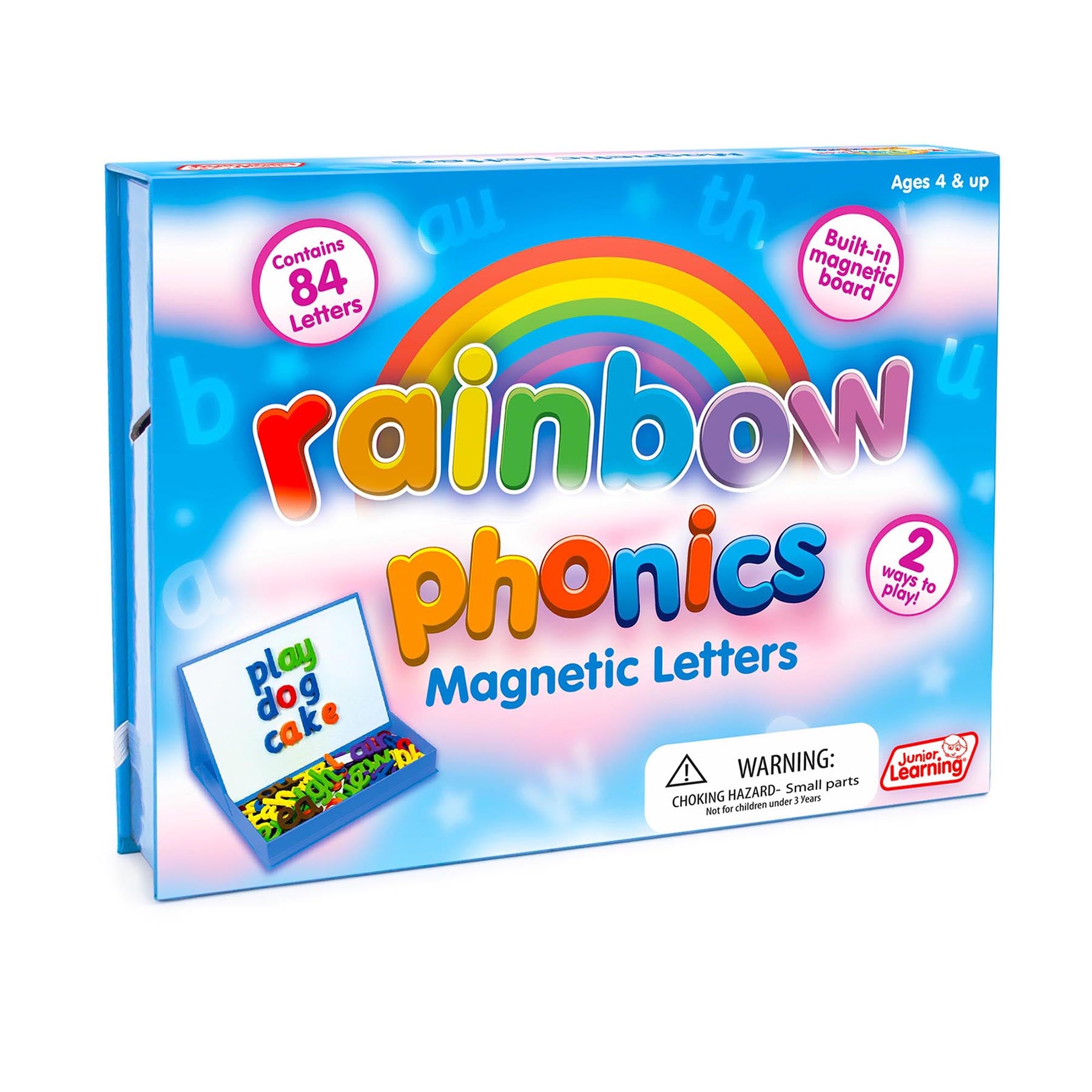 Rainbow Phonics Magnetic Letters, 85 Pieces