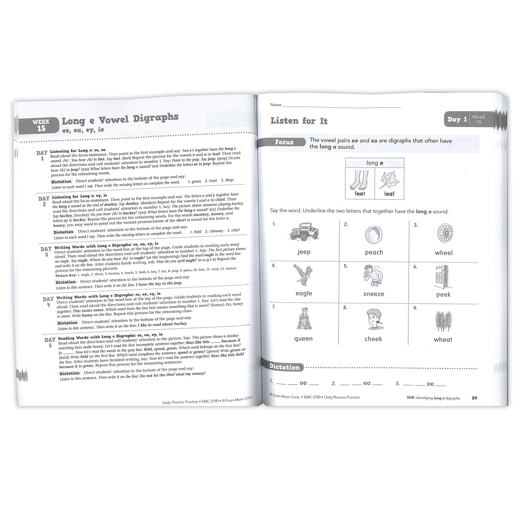 Daily Phonics Book, Teacher's Edition, Grade 4-6