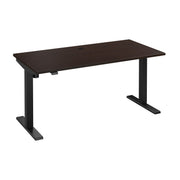 Bush Business Furniture Move 40 Series 60W x 30D Electric Height Adjustable Standing Desk in Mocha Cherry with Black Base - 59.45" Width x 29.37" Depth x 28.17" Height