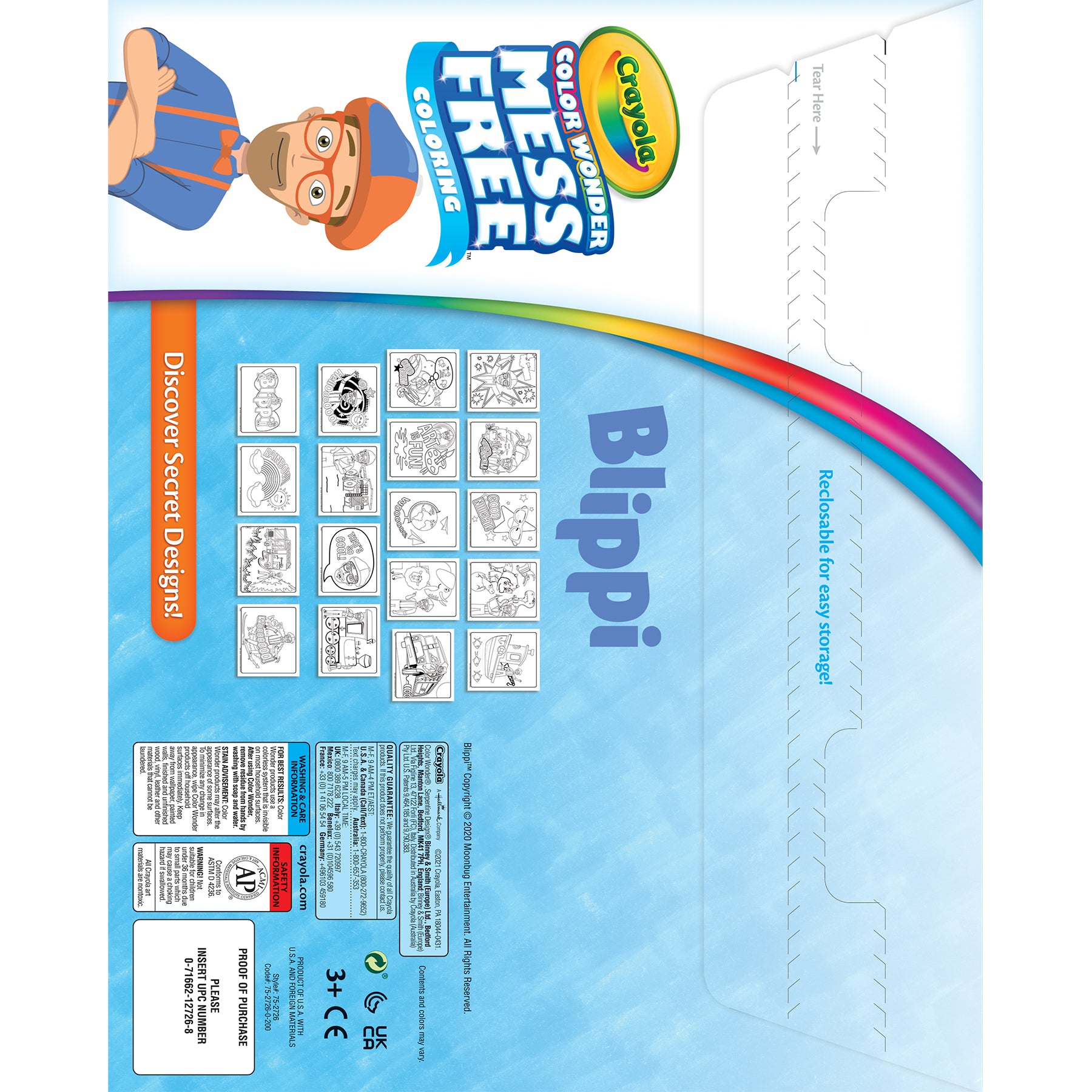 Color Wonder® Coloring Pad & Markers, Blippi