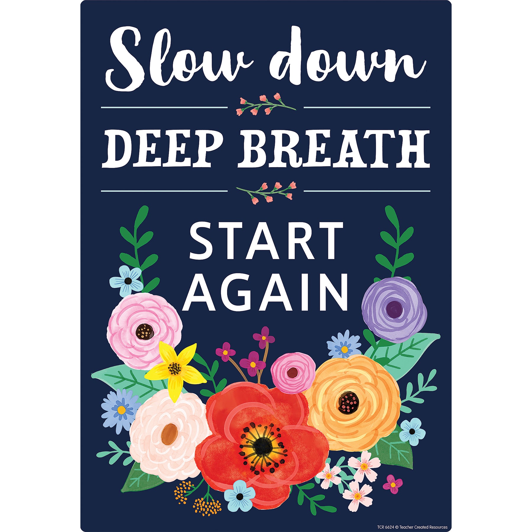 Wildflowers Positive Sayings Small Poster Pack, 11" x 15-3/4", Pack of 12
