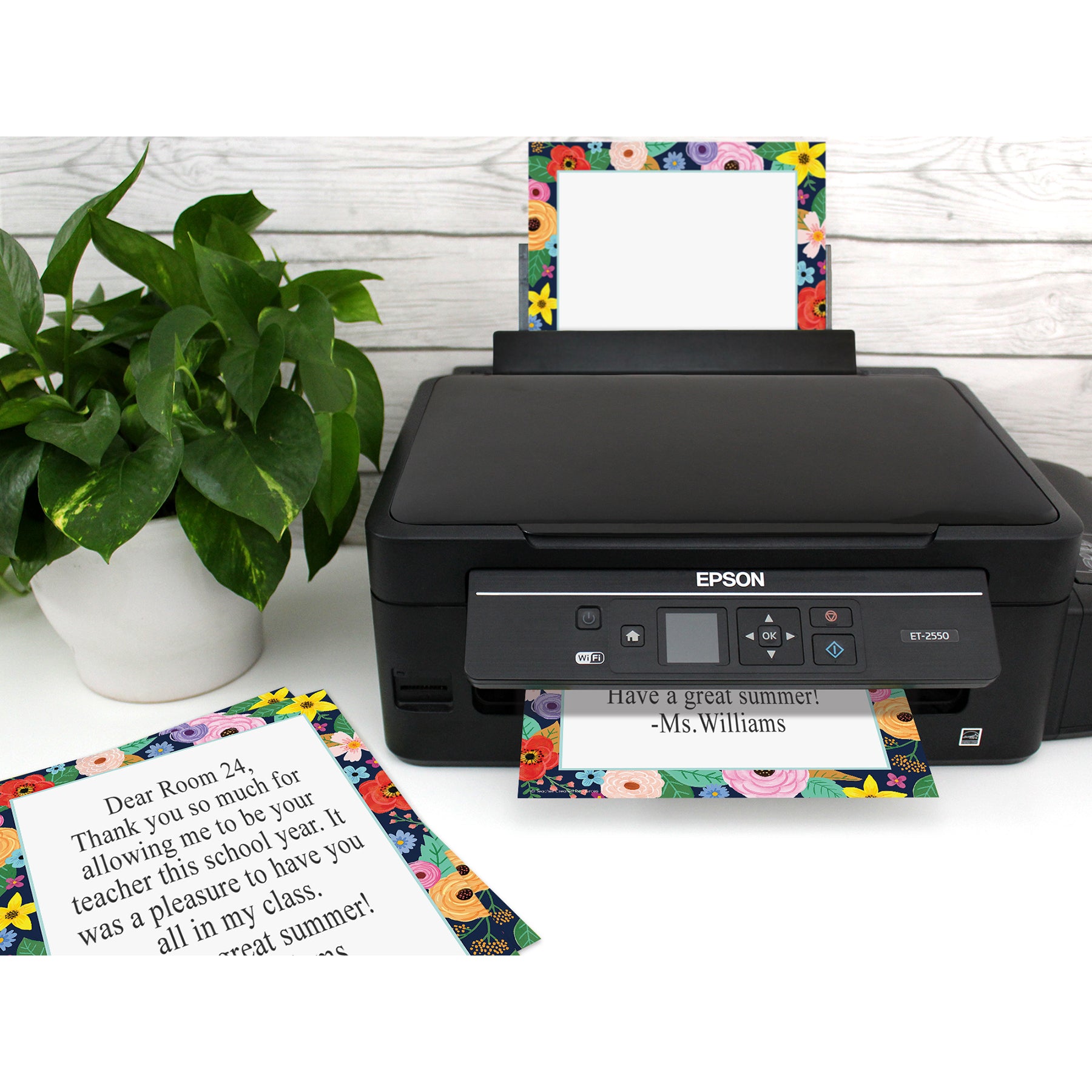Wildflowers Computer Paper, 50 Sheets