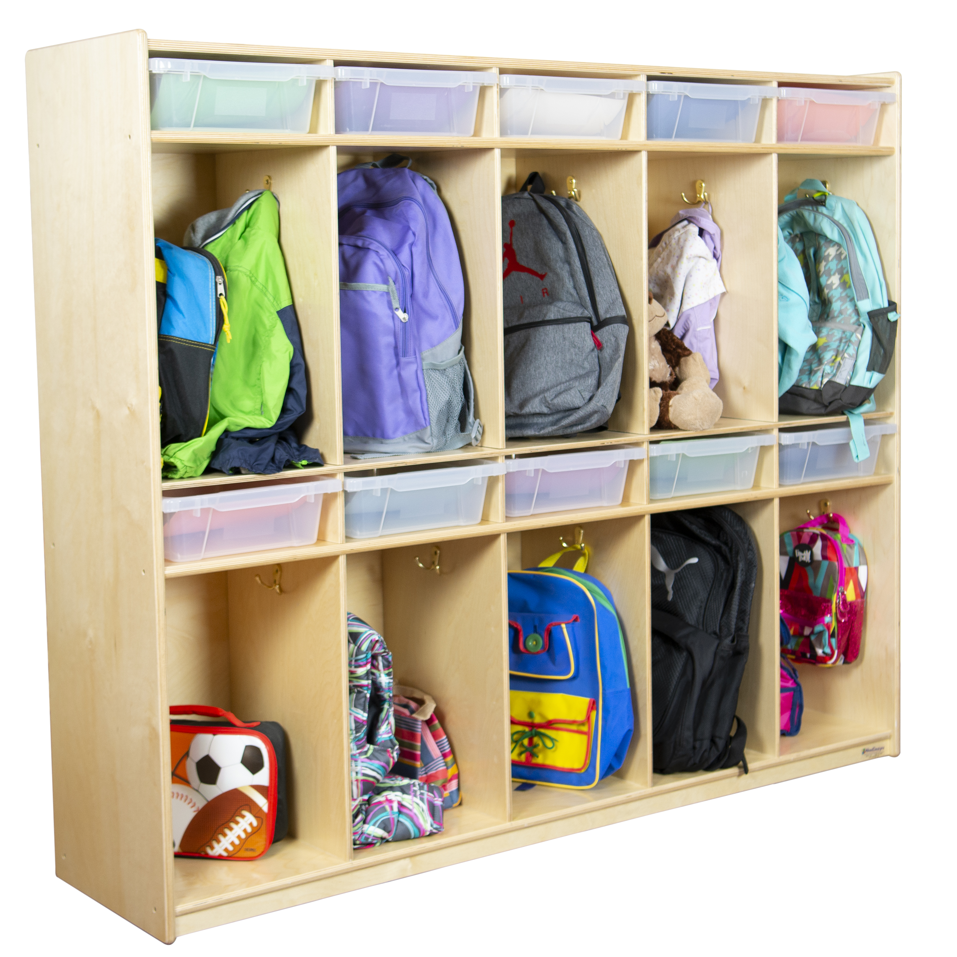 10 Section Locker with Translucent