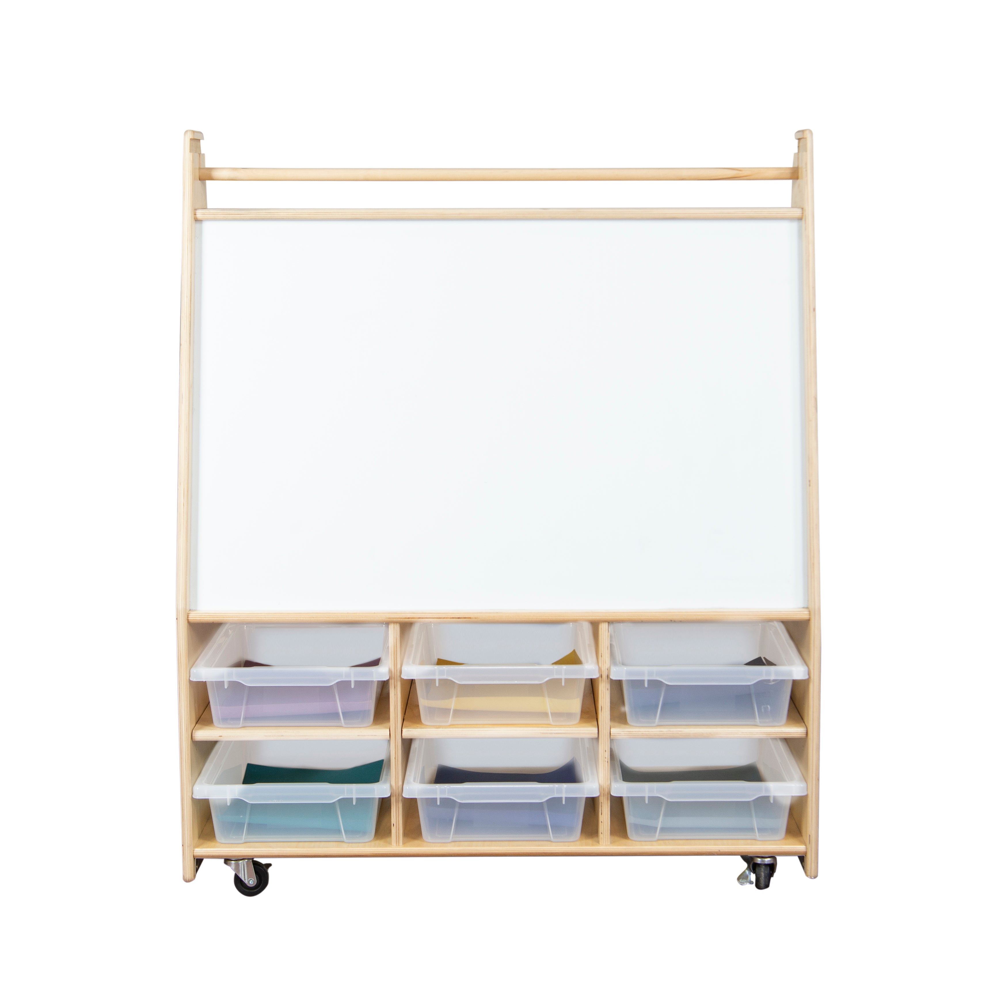Mobile Literacy Display with Translucent Trays