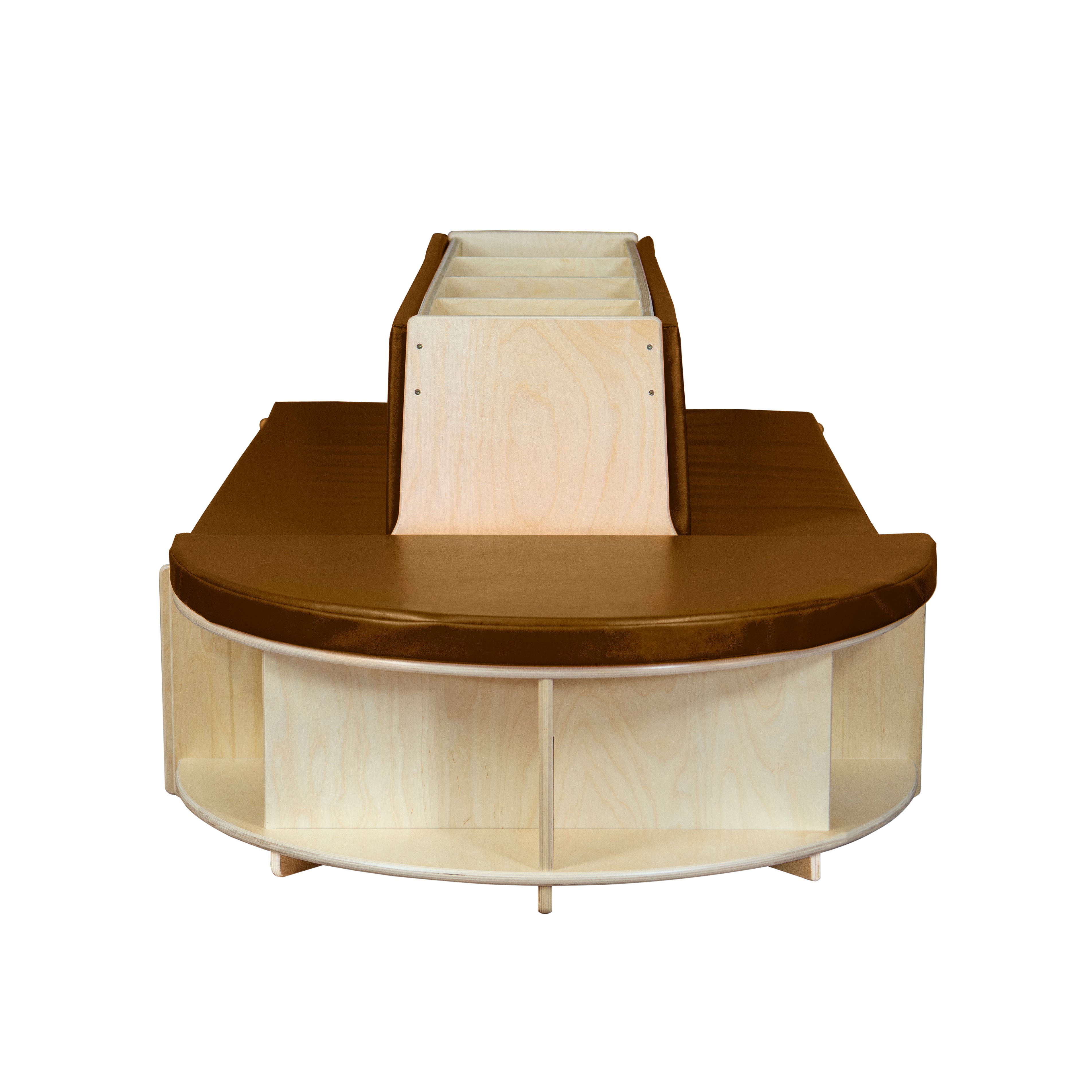 Read-A-Round Double-Sided Bench Package with Brown Cushions and Trays