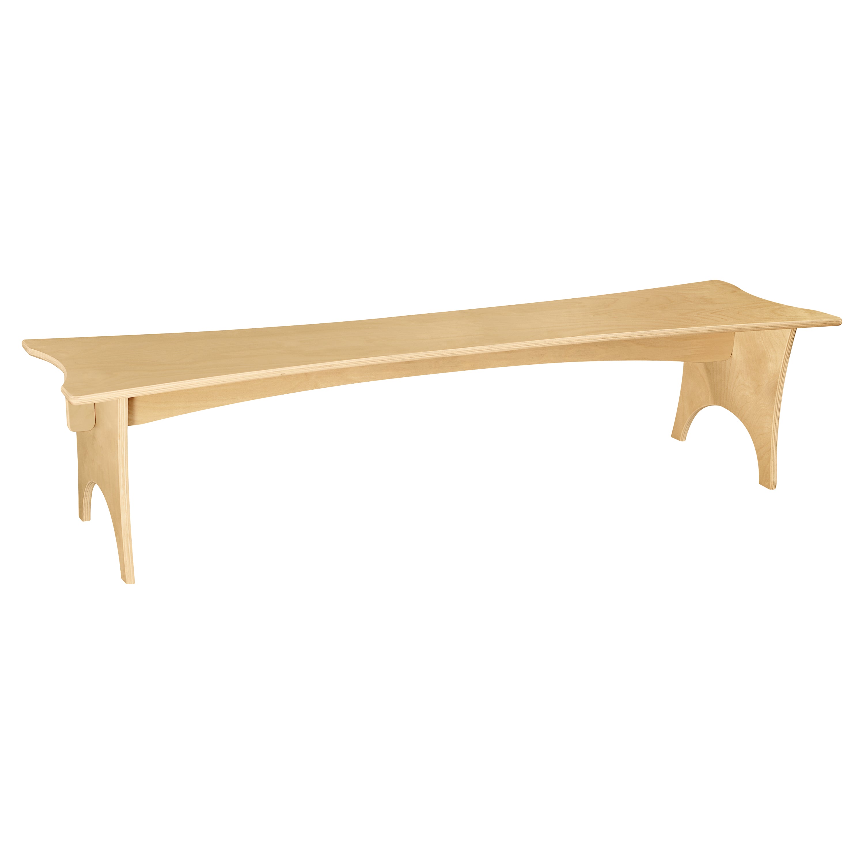 Scalloped Straight Bench 48"W x 12"H