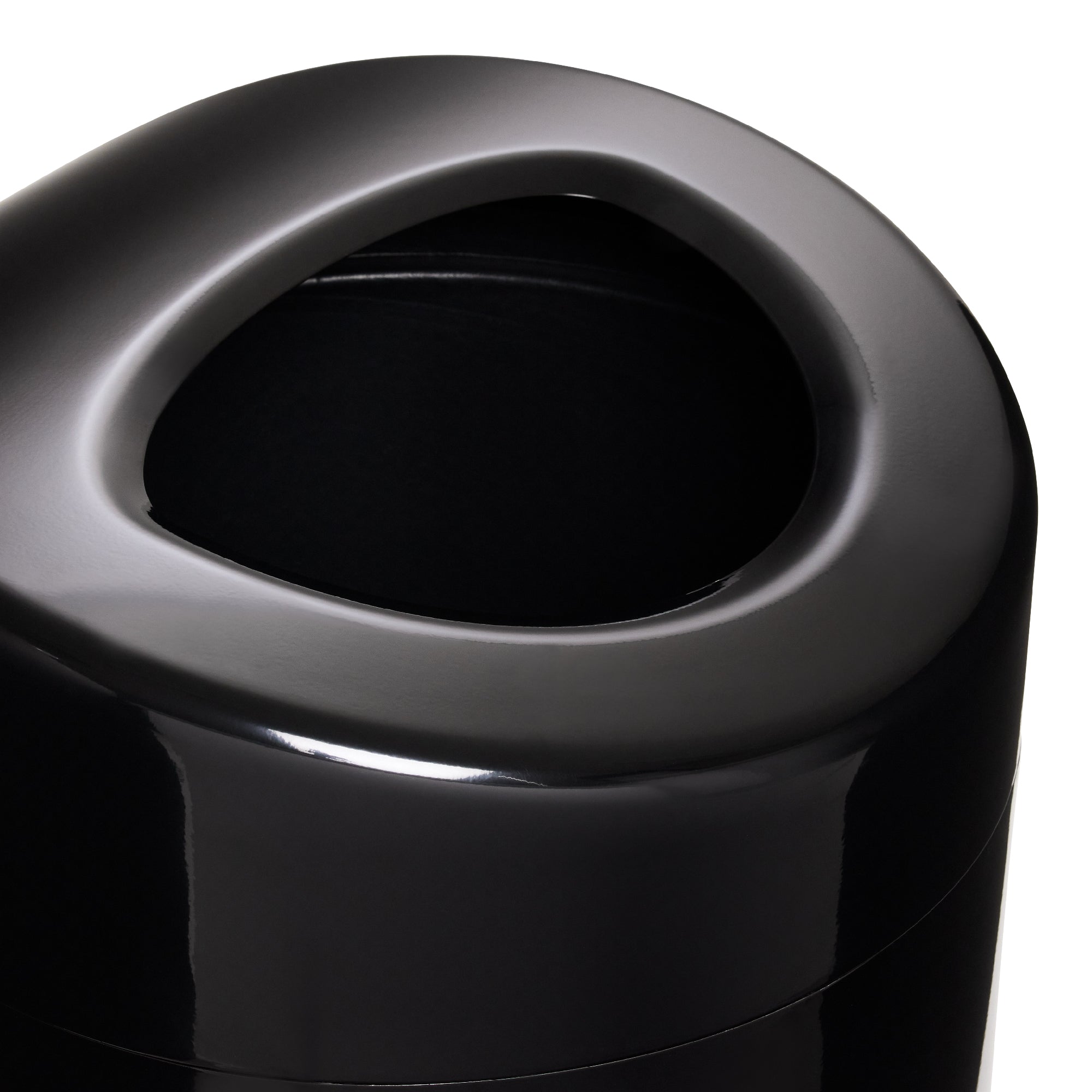Med Oval Mouth Recept Blk