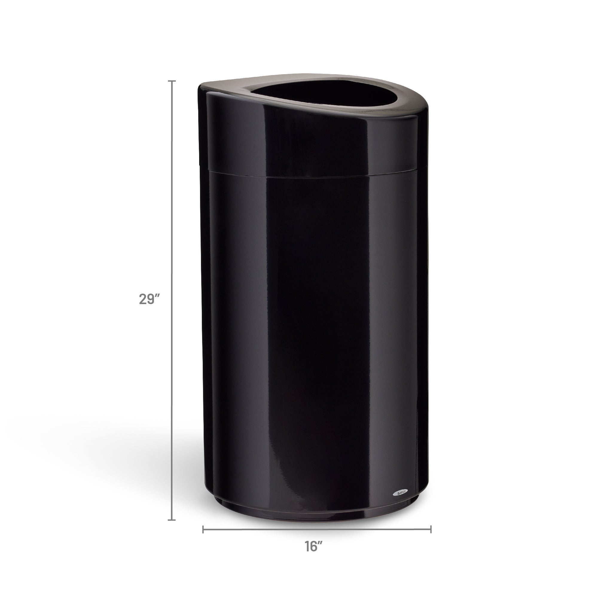 Med Oval Mouth Recept Blk