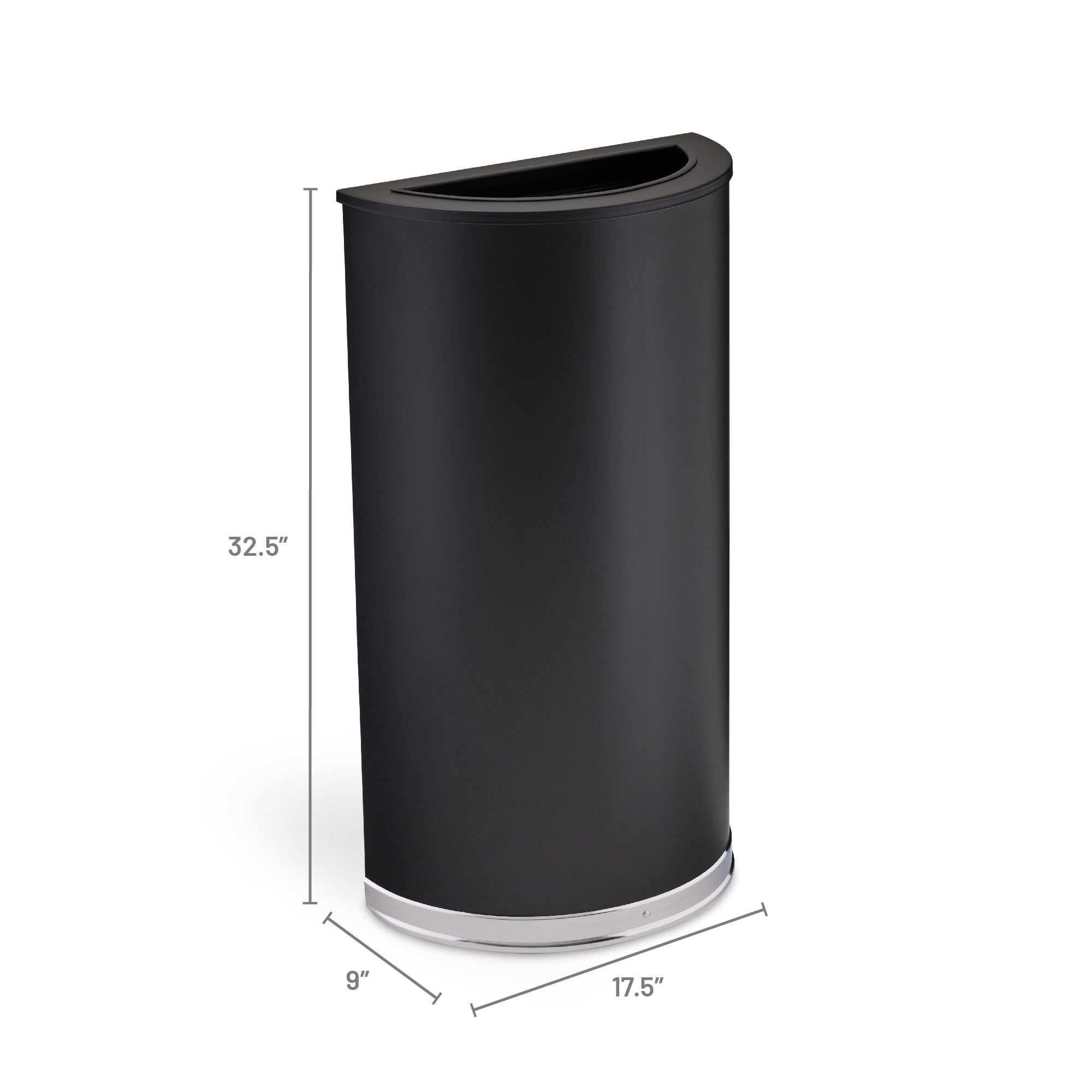 Hlf Rd Bse 15 Gal Blk