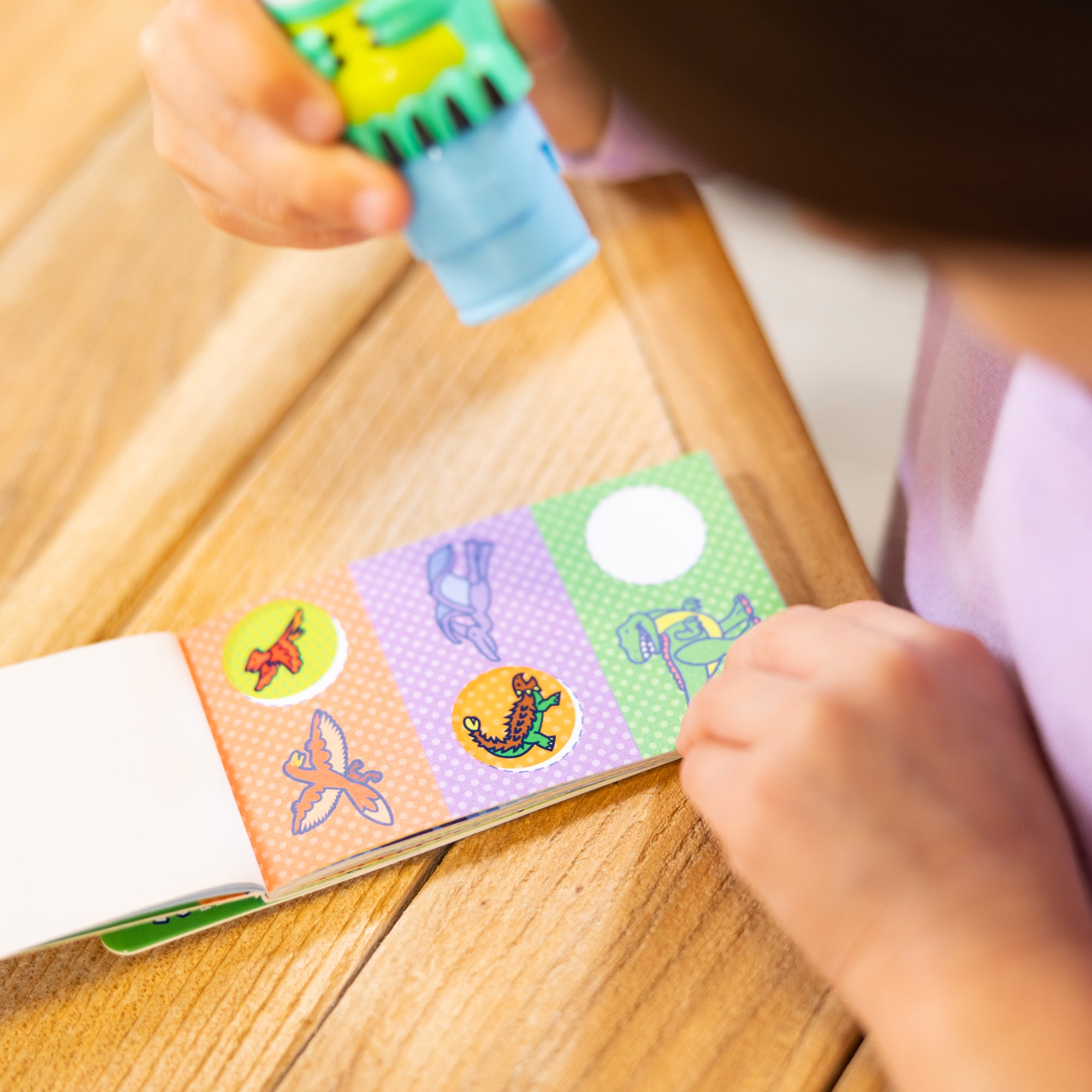 Sticker WOW! Mini Activity Pad with Refill Stickers - Dinosaur