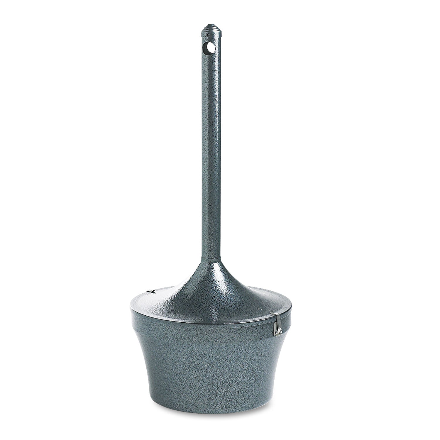 4.50 gal Capacity - Round - 16" Opening Diameter - 39" Height - Steel - Charcoal - 1 Each