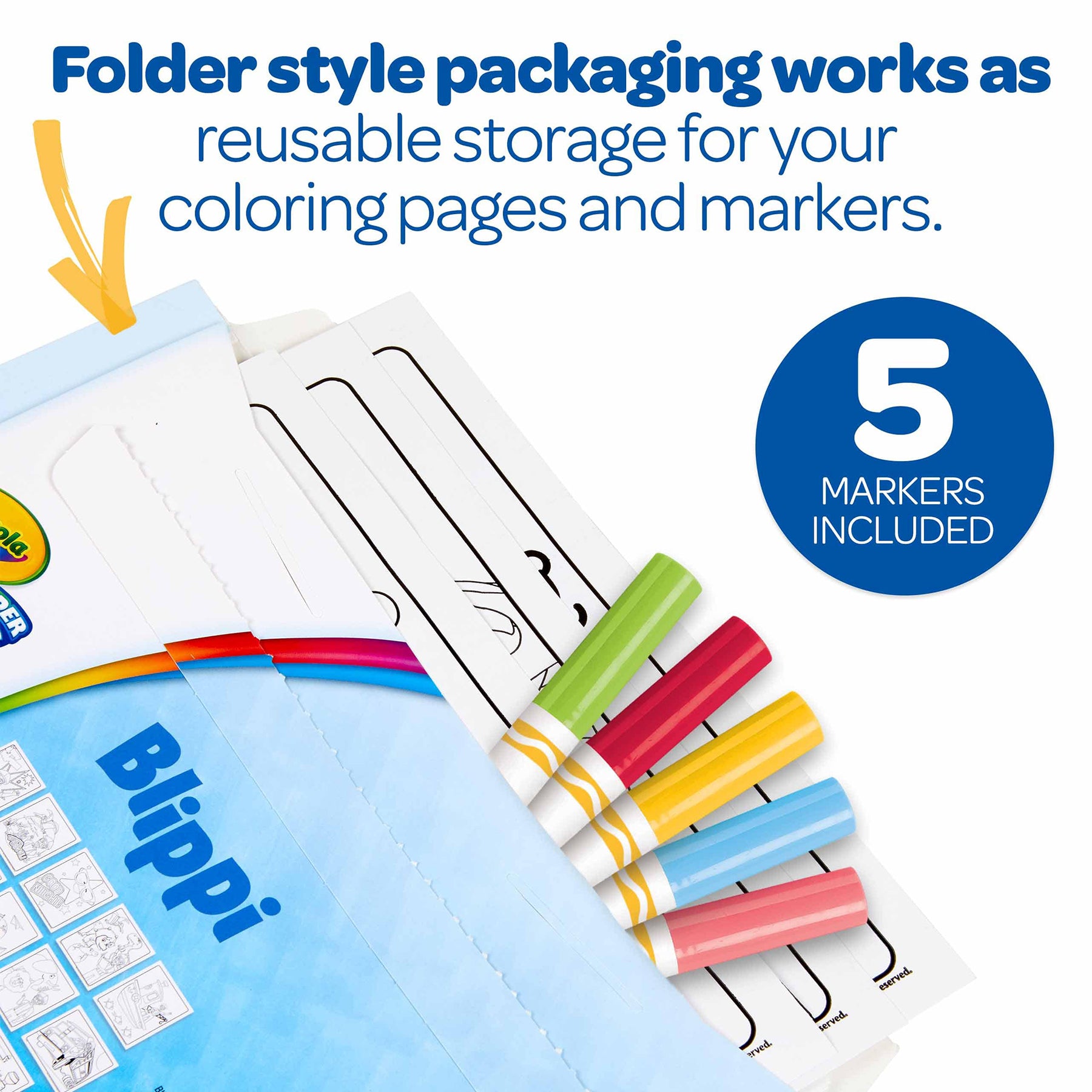 Color Wonder® Coloring Pad & Markers, Blippi