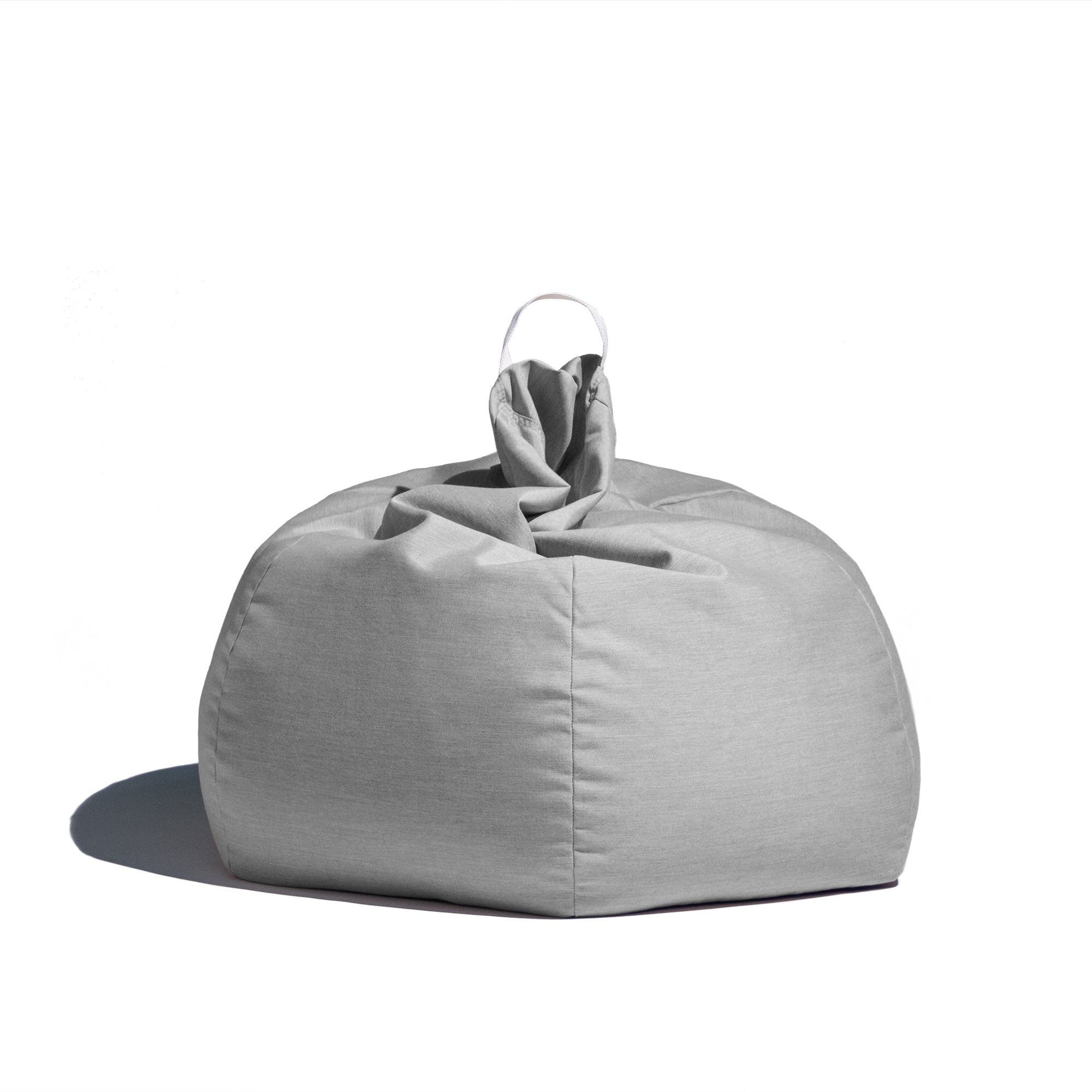 Jaxx Kiss Bean Bag Chair | Casual Poolside & Patio Seating | Sunbrella, Granite Gray