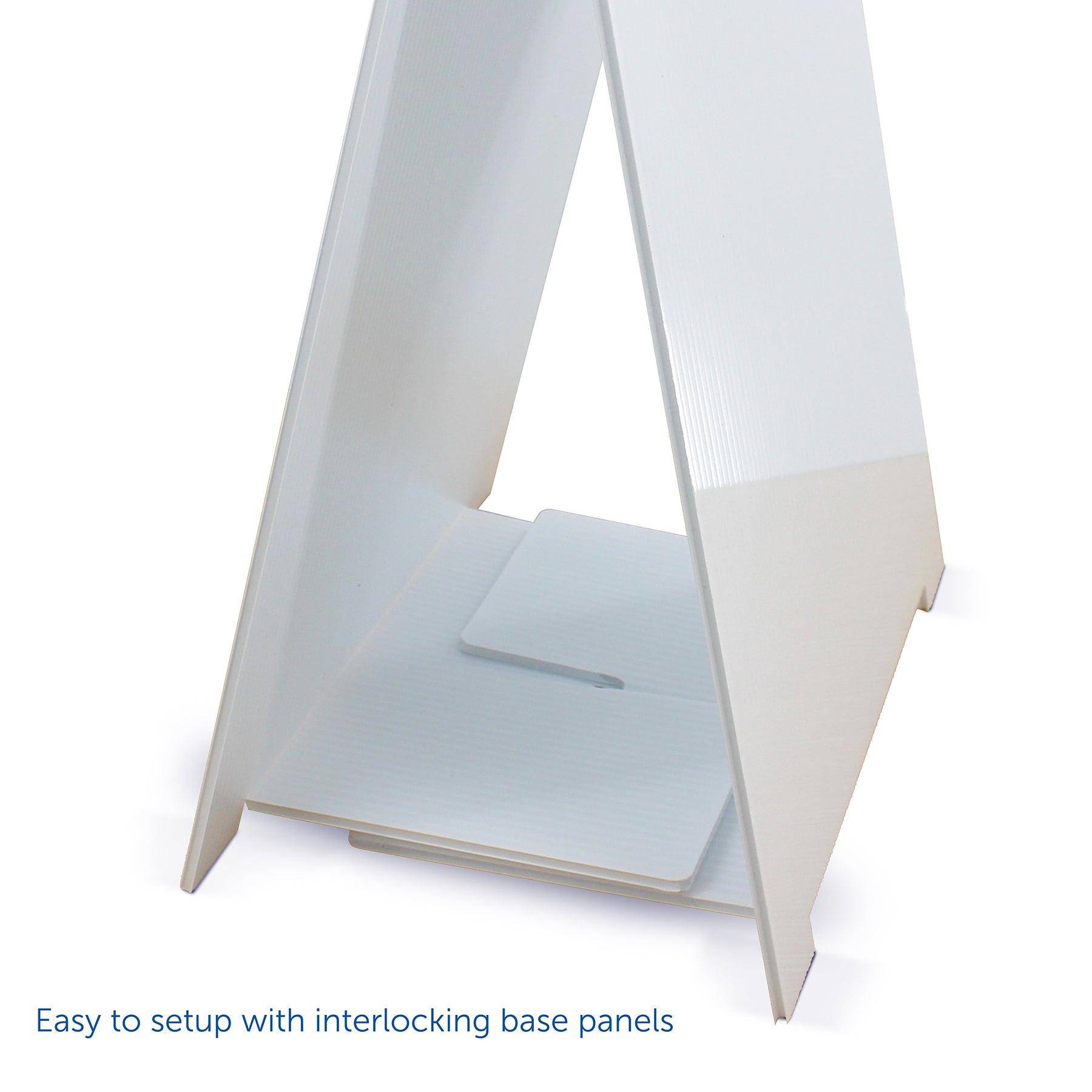 Premium Corrugated Plastic Dry Erase Tabletop Marquee Easel, 11" x 17", Pack of 2