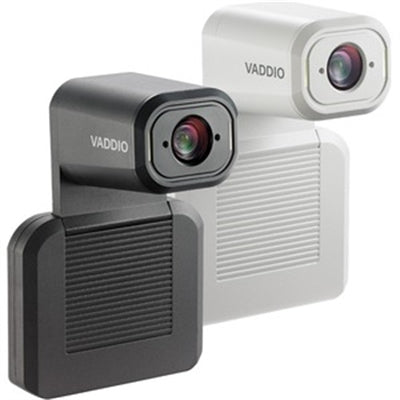 Vaddio IntelliSHOT Auto-Tracking ePTZ Video Conferencing Camera - Microsoft Teams Certified - White