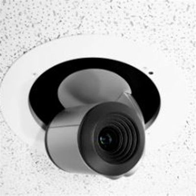 Vaddio In-Ceiling Half Recessed Enclosure - For PTZ Cameras - White