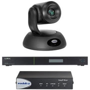 Vaddio EasyIP 20 Video Conferencing Mixer Kit with IP PTZ Camera - Black