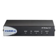 Vaddio AV Bridge 2x1 Video and Audio Mixer for Video Conferencing - Black
