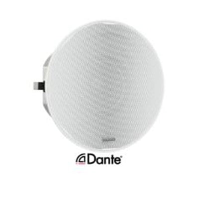 Vaddio EasyIP 2-way Ceiling Mountable, In-wall, Flush Mount, Recessed Mount Speaker - 25 W RMS - White - TAA Compliant