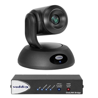 Vaddio RoboSHOT 12E HDBaseT OneLINK Bridge Video Conferencing System - PTZ Camera - TAA Compliant