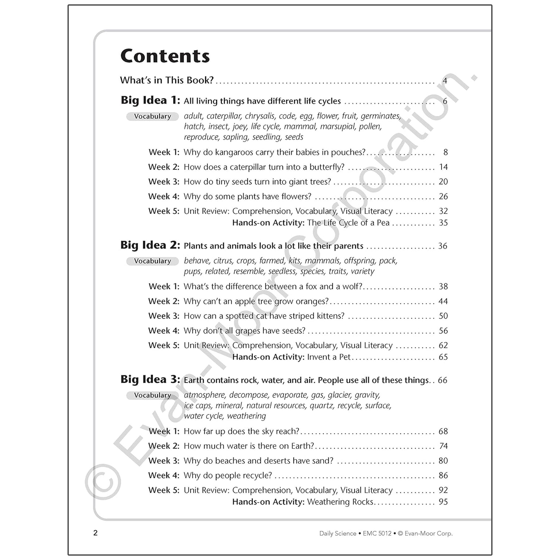 Daily Science Book, Grade 2