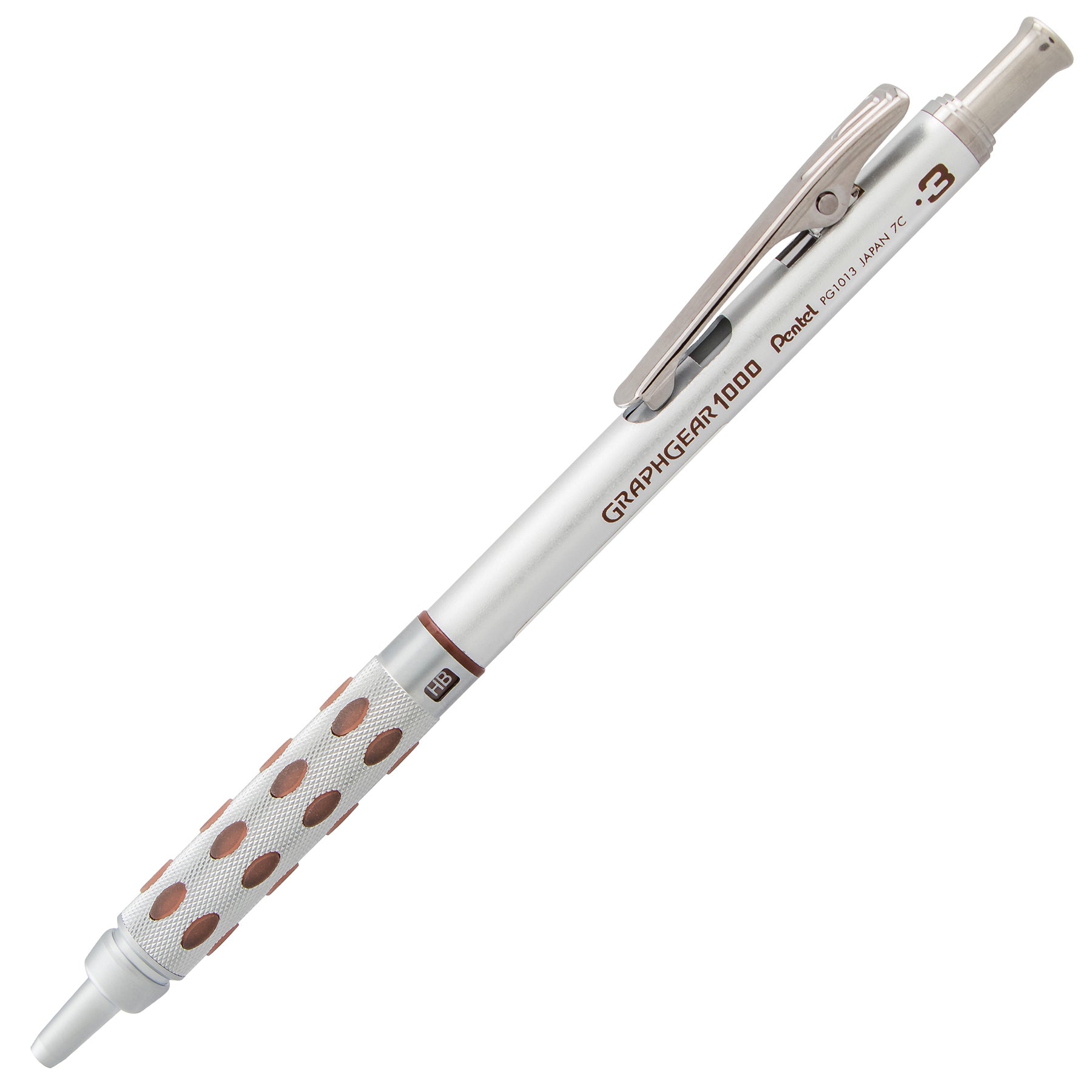 GraphGear 1000 Automatic Drafting Pencil (0.3mm), Brown Accents