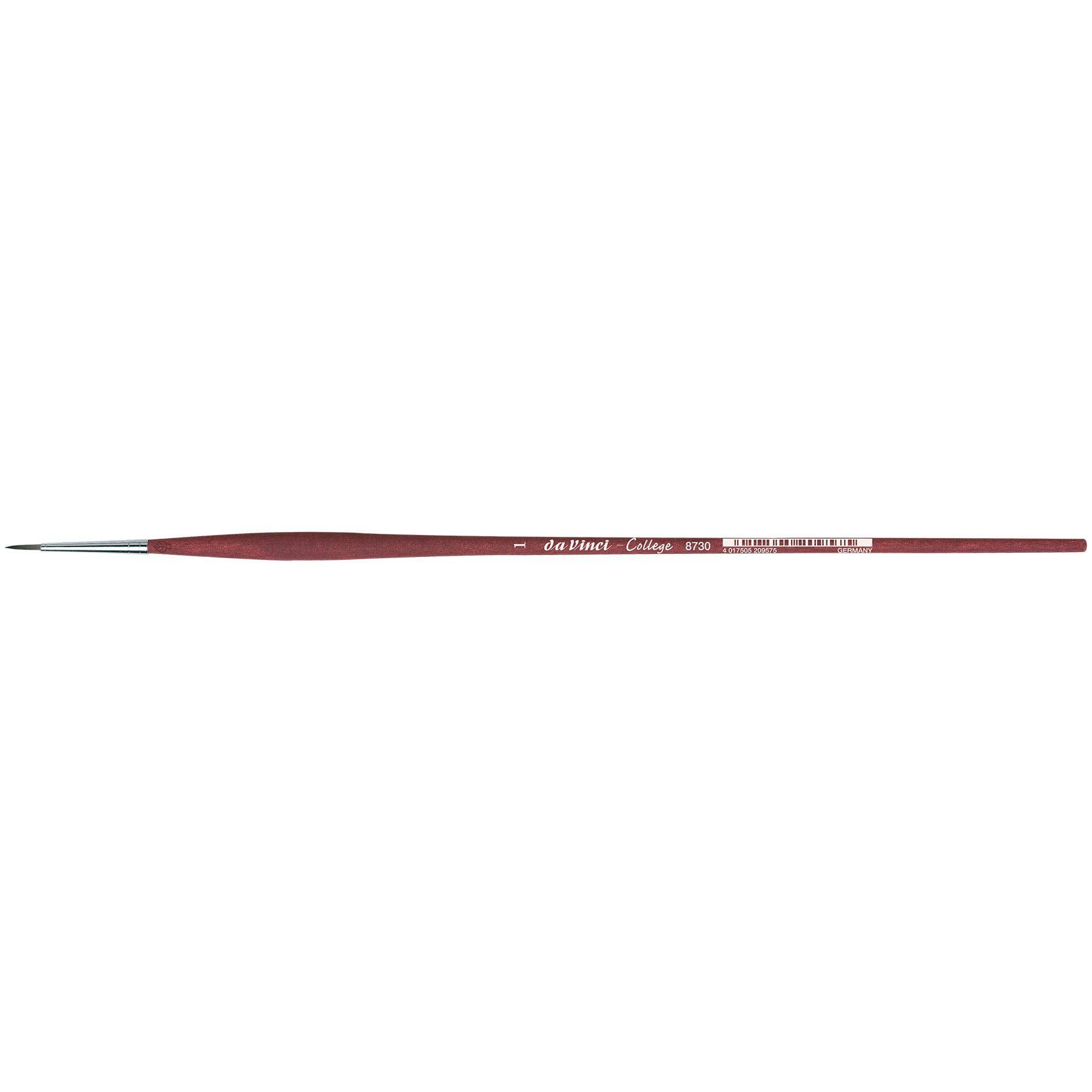 COLLEGE Student Brush, Synthetic, Acrylic & Oil, Round, Series 8730, Size 1