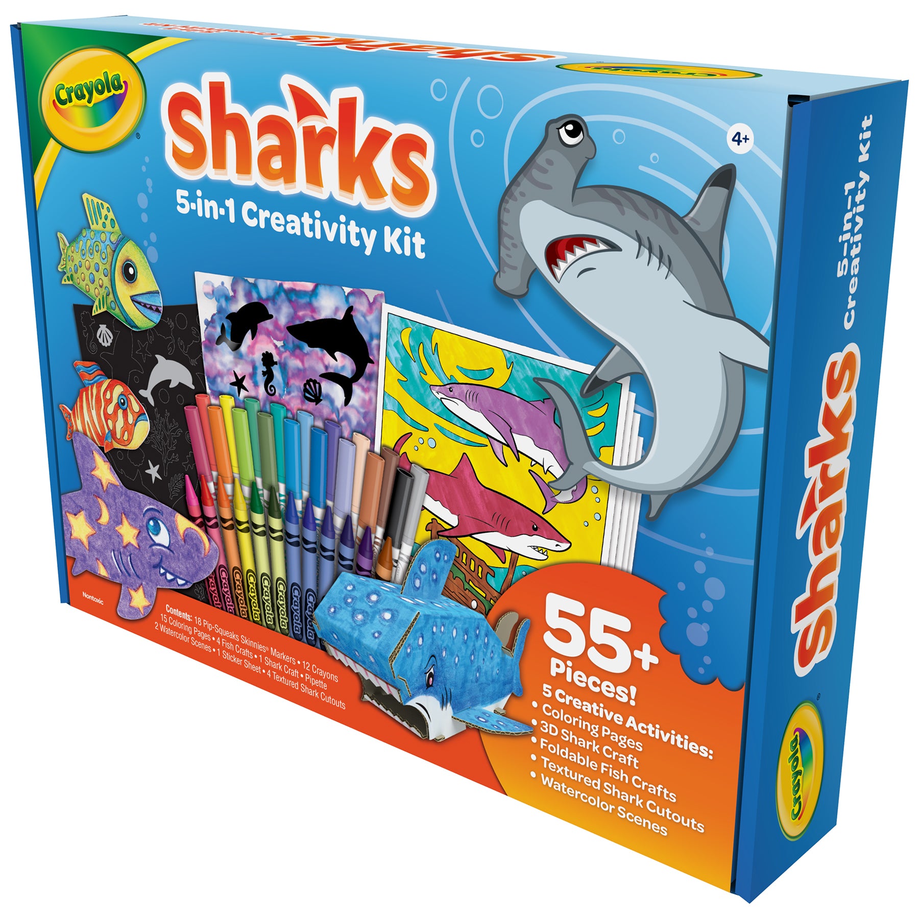 Sharks 5-in-1 Creativity Kit