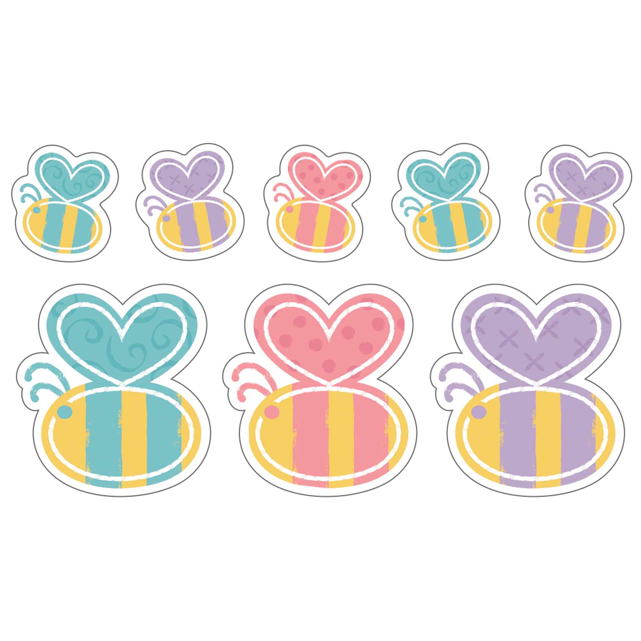 Garden Bees Large superShapes Stickers, 152 Count