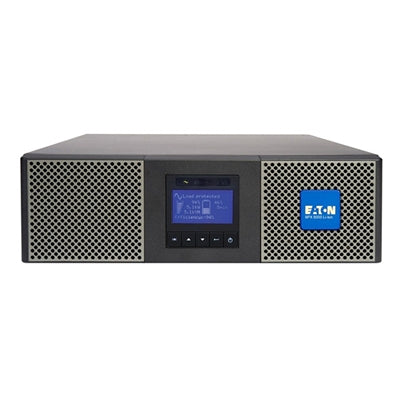 Eaton 9PX 10kVA 9kW 120/208V Split-Phase Online Double-Conversion UPS - Hardwired Input, 1 L6-30R, 2 L14-30R, Hardwired Output, Cybersecure Network Card, Extended Run, 6U